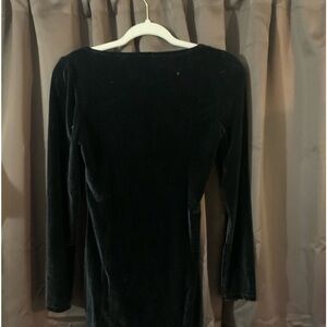 Black velvet dress size 7